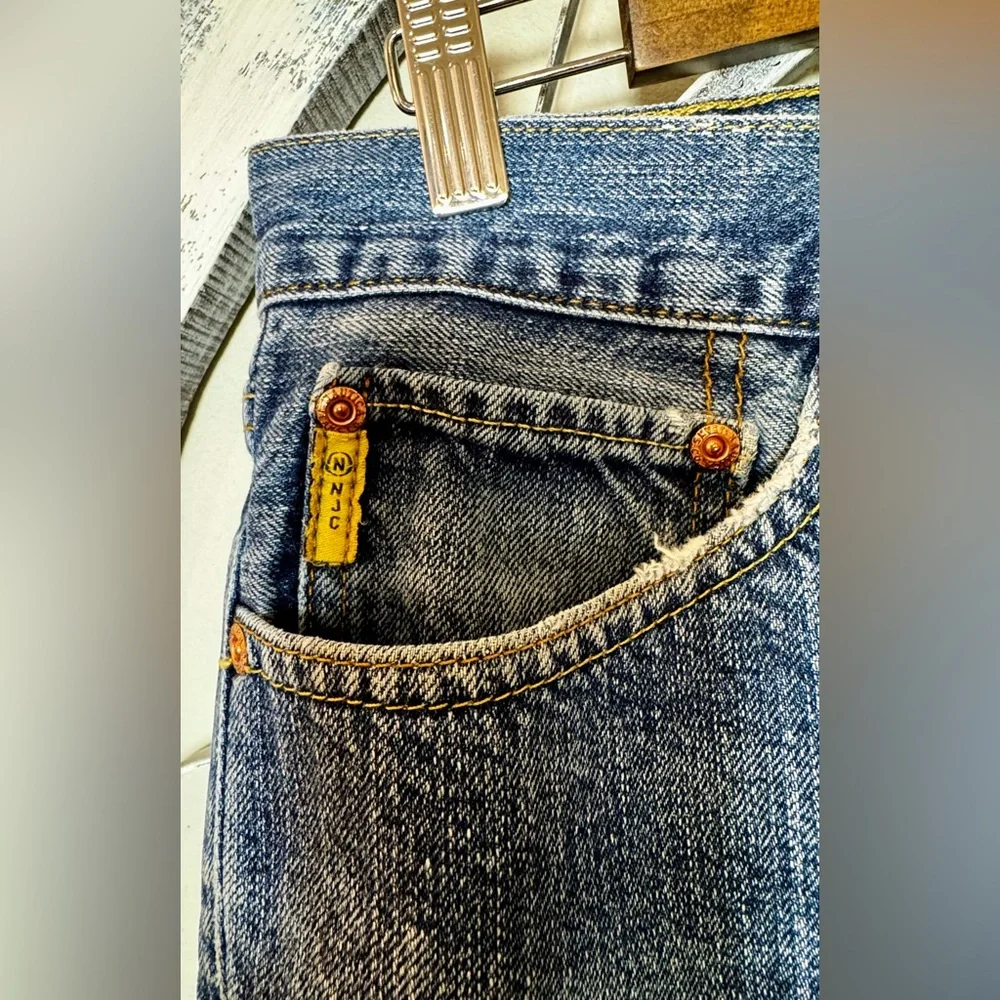 Nautica Classic Dark Blue Straight Jeans 34x30 #1316